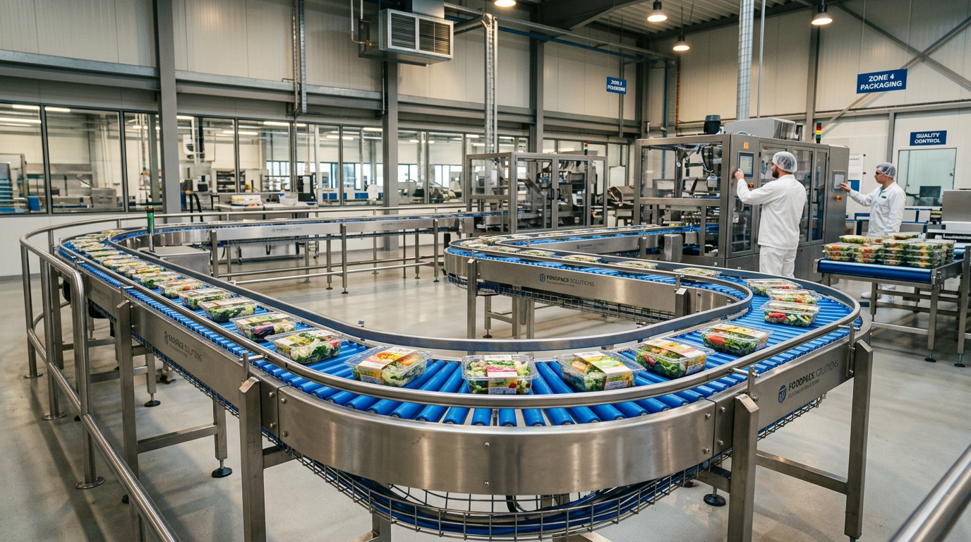 Accumulation Conveyors for Buffer Management in Packaging Lines