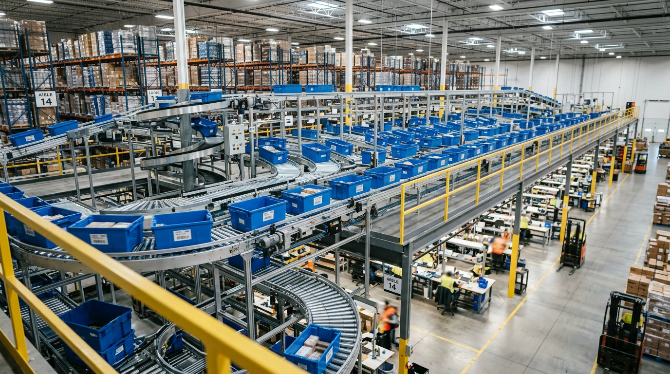 Optimizing Case and Tote Conveyors for 3PL Warehouses