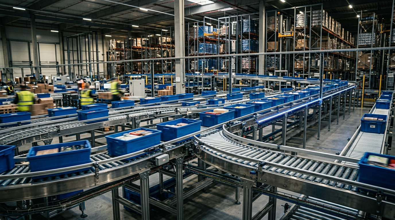 Optimizing Case and Tote Conveyors for 3PL Warehouses