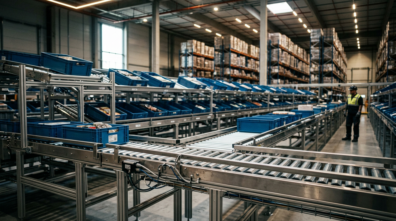 Optimizing 3PL Warehouses with Case and Tote Conveyor Systems