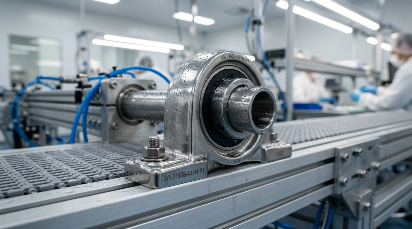 Conveyor Bearings and Shaft Seals for Hygienic Applications: A Design Guide