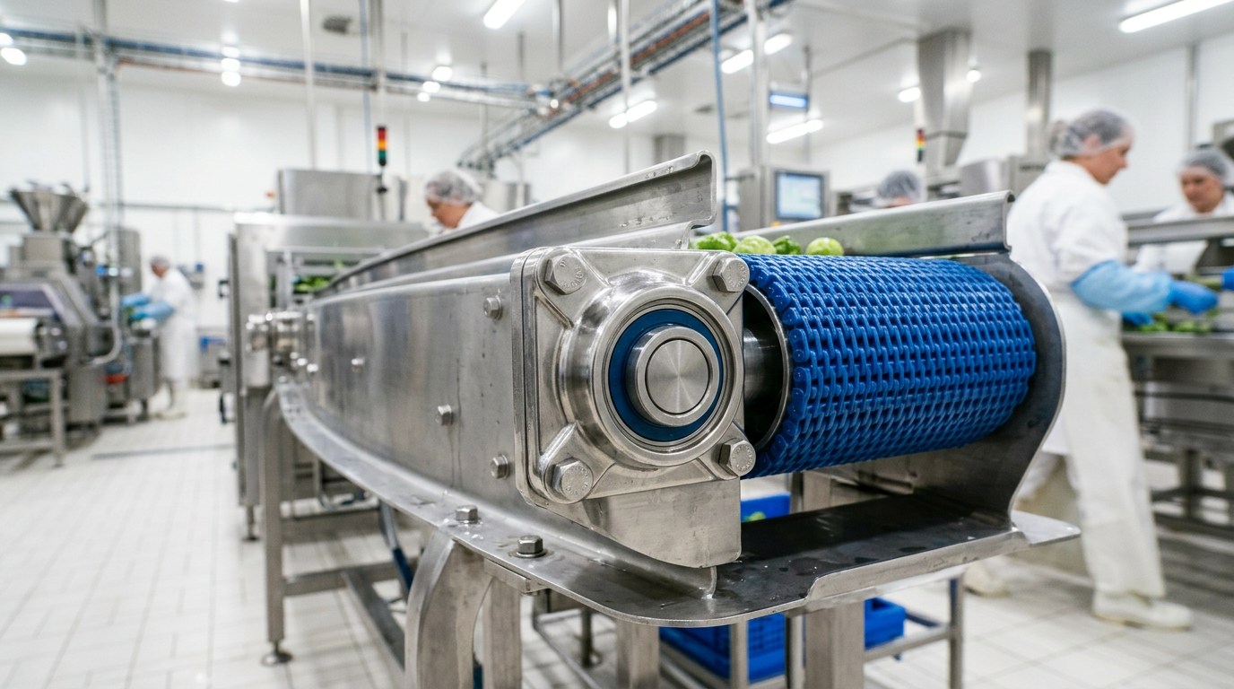 Advanced Conveyor Bearings and Shaft Seals for Hygienic Applications