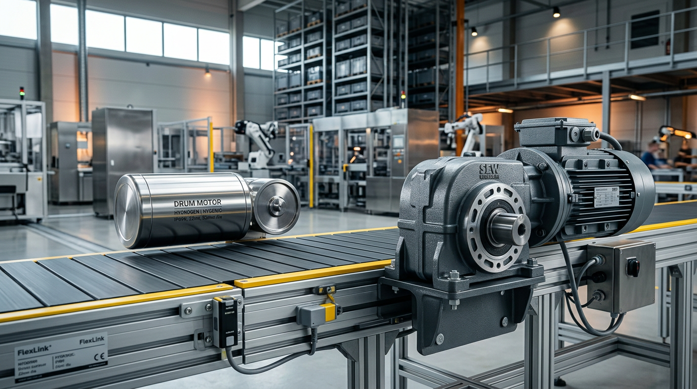 Drum Motor vs Gearmotor: Selection Guide for Conveyor Drives