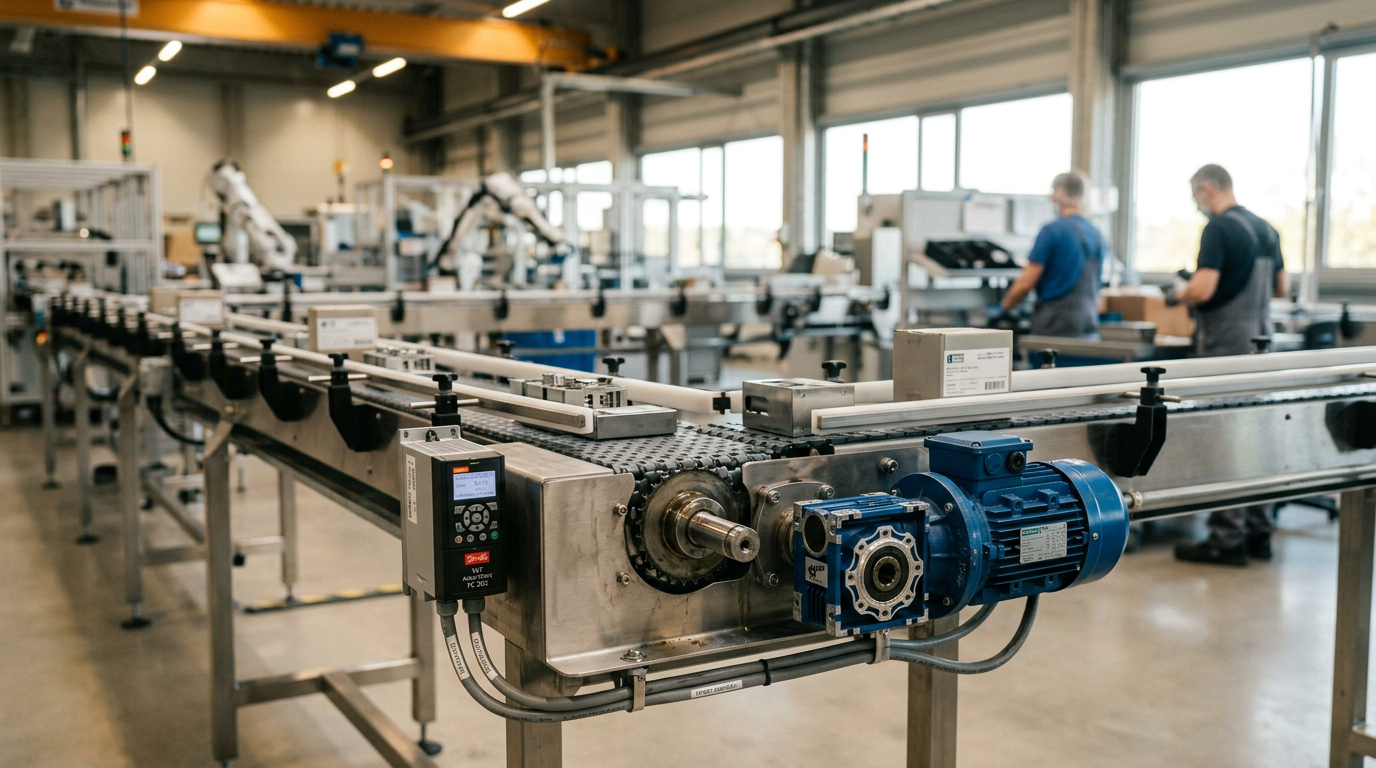 Efficiency at the Drive: Implementing IE3 and IE4 Motors in Conveyors