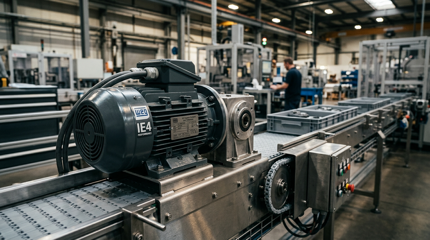 Maximizing Efficiency: The Shift to IE3 and IE4 Motors in Conveyor Drives