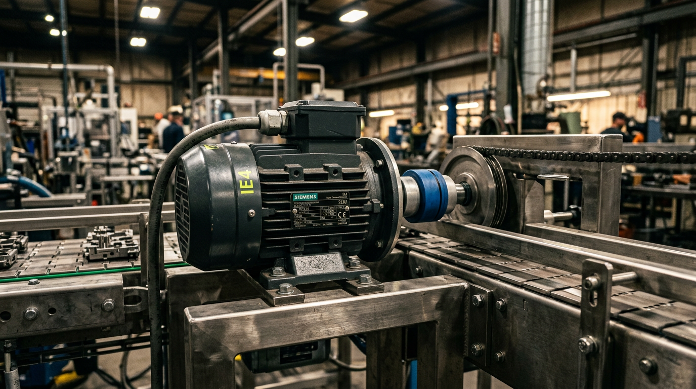 Optimizing Conveyor Drives with Energy-Efficient IE3 and IE4 Motors