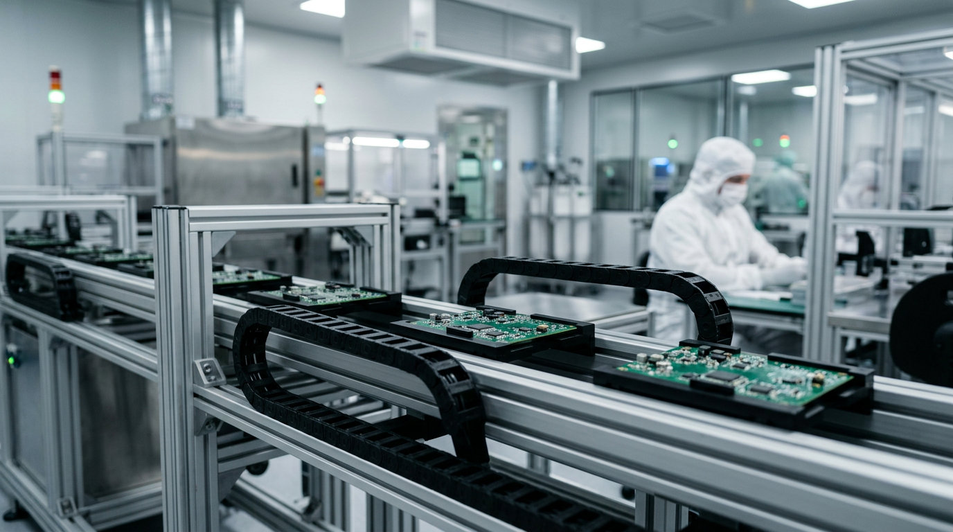 ESD-Safe Conveyor Automation for Electronics Assembly