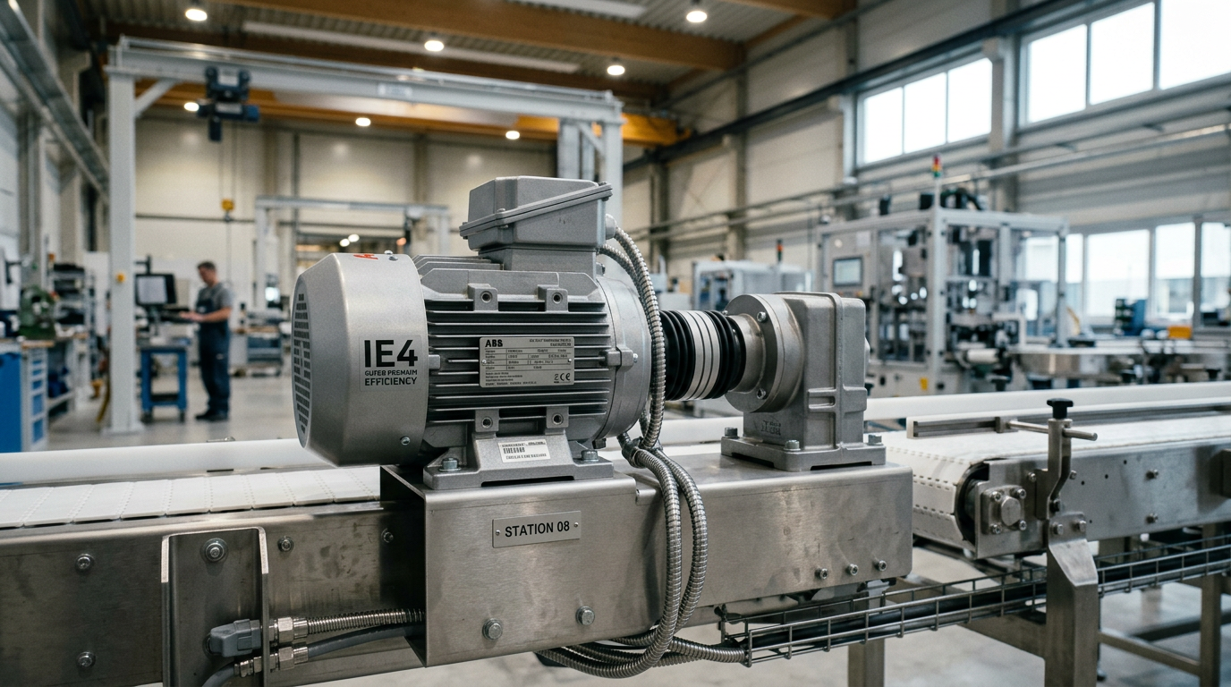 Maximizing Energy Efficiency: A Guide to IE3 and IE4 Motors on Conveyor Drives