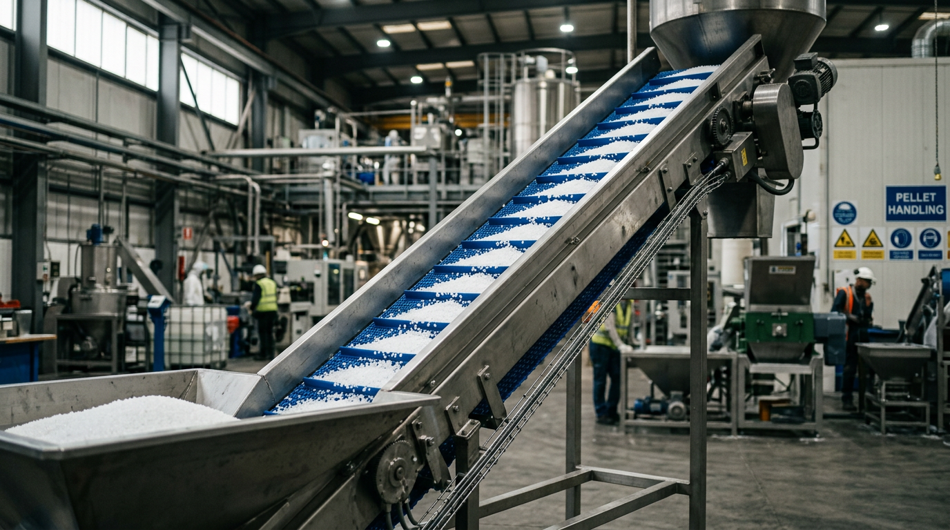 Engineering Incline Conveyors with Cleated Belts for Bulk Goods促