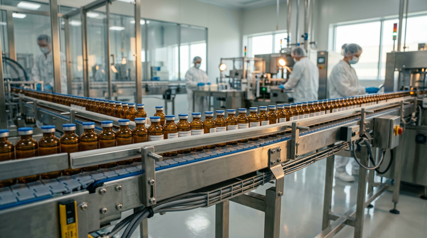 Line Balancing and OEE Improvement in Conveyor-Based Material Flow