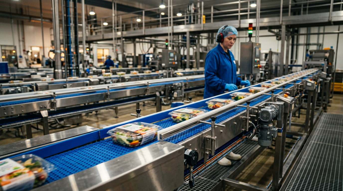 Optimizing Line Balancing and OEE in Conveyor-Based Material Flow