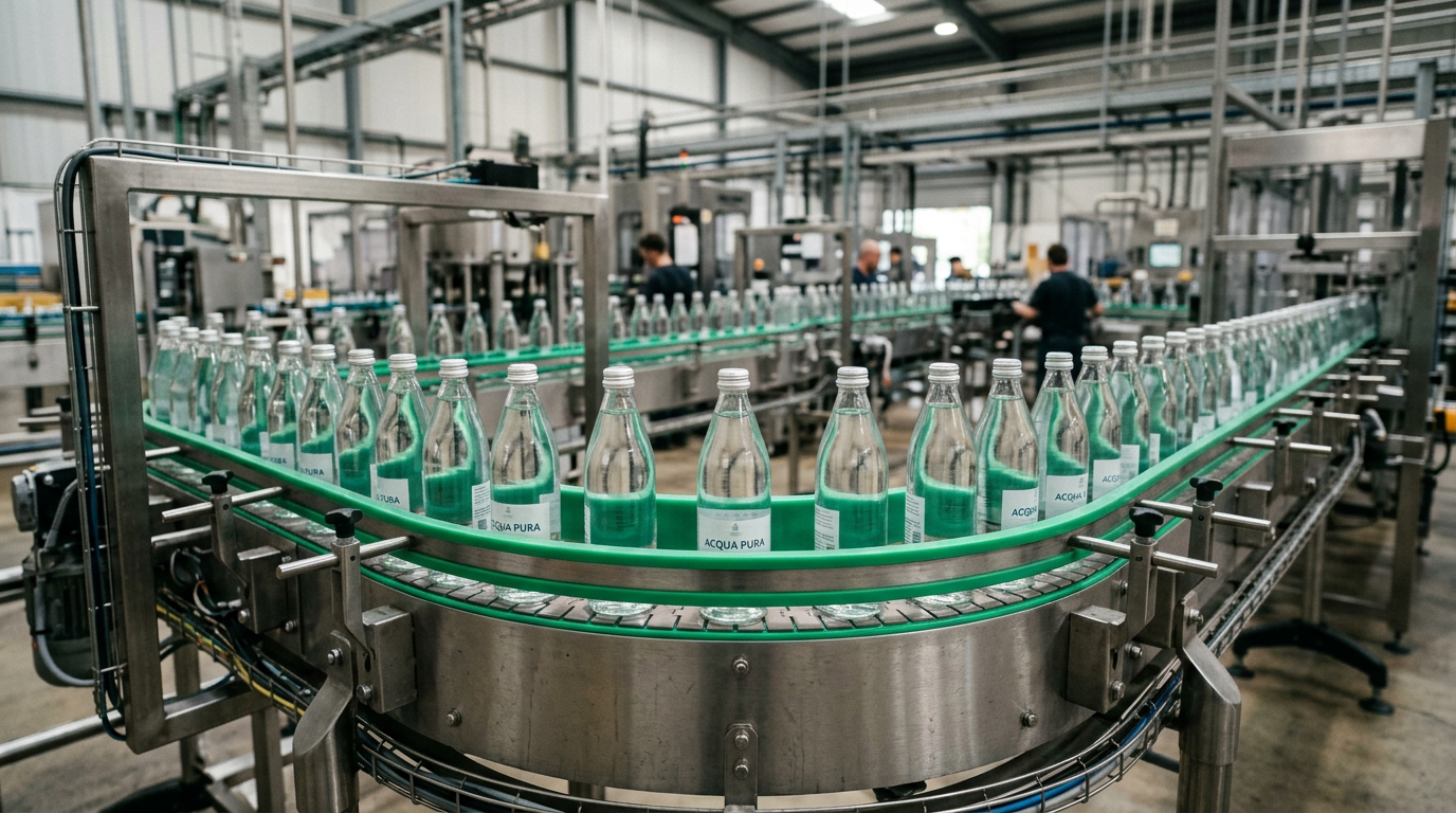 Optimizing Filling Lines with Modular Bottle Handling Conveyors