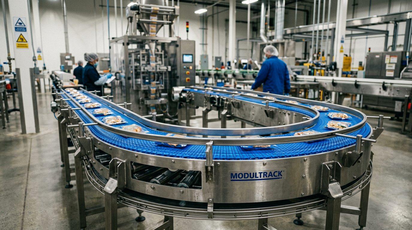 Modular Curve Conveyors: Engineering for Tight-Radius Layouts