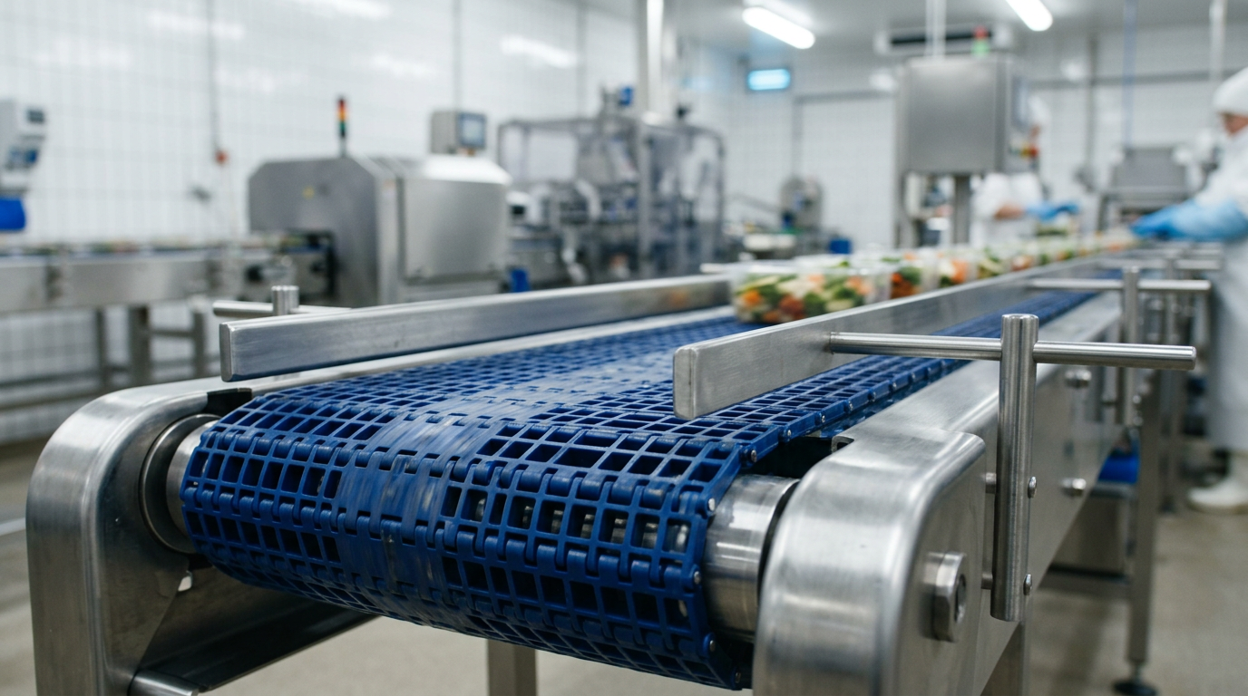 Maximizing Hygiene: Modular Plastic Belt Conveyors in High-Care Food Production