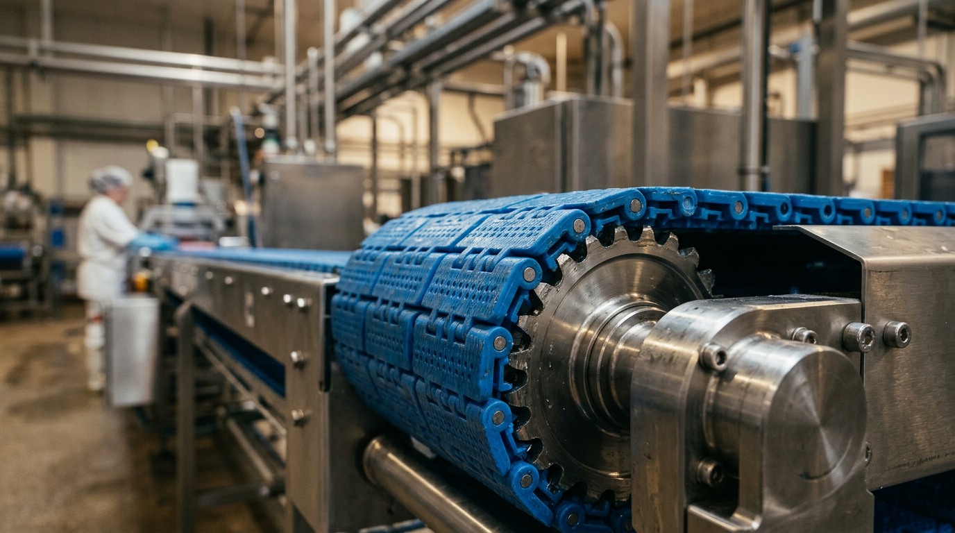 Modular Plastic Belt Materials: POM vs PP vs PE Selection Guide