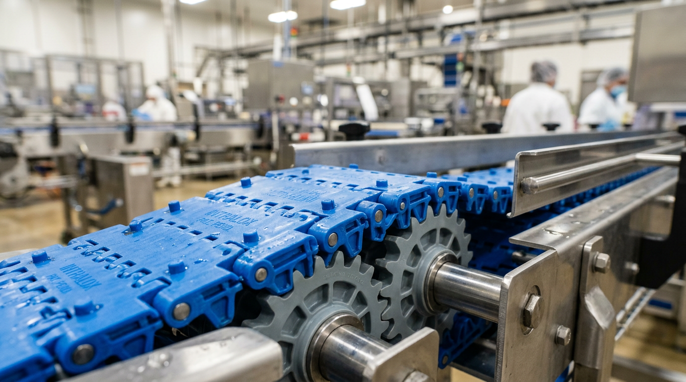 Modular Plastic Belt Materials: POM vs PP vs PE Selection Guide