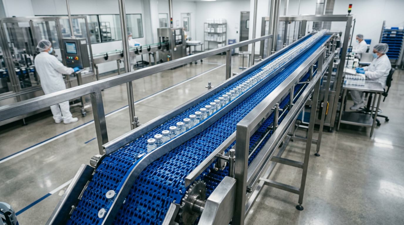 Modular Plastic Belt Materials: The Engineering Guide to POM vs PP vs PE