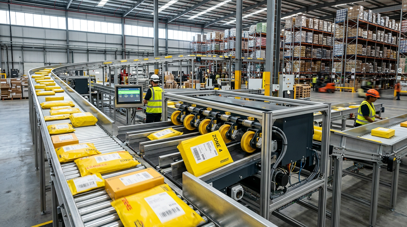 Optimizing Throughput: Modular Sortation Systems for E-commerce