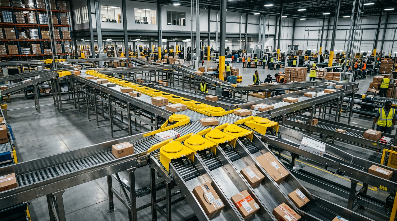 Optimizing Throughput: Modular Sortation Systems for E-commerce