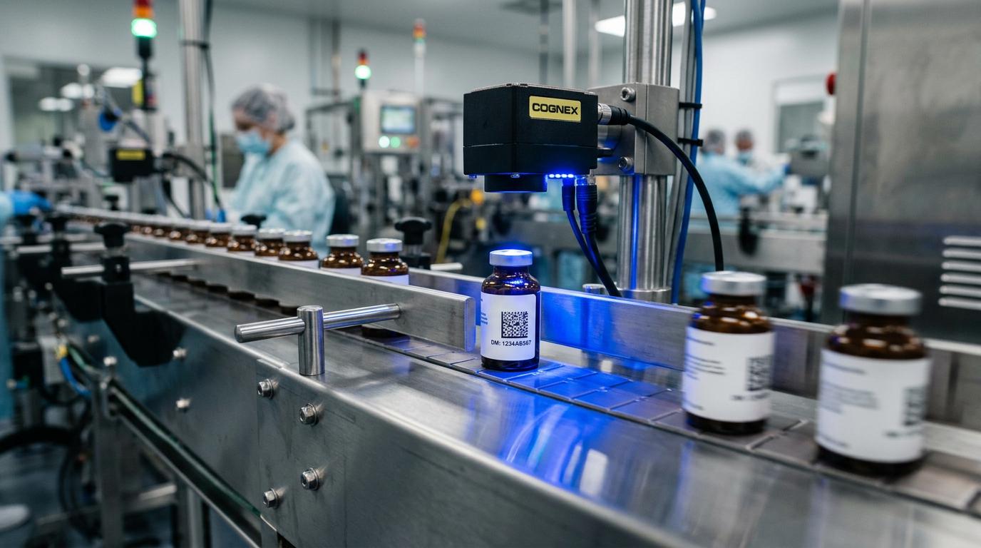 Optimizing Pharmaceutical Track-and-Trace Conveyor Line Layouts