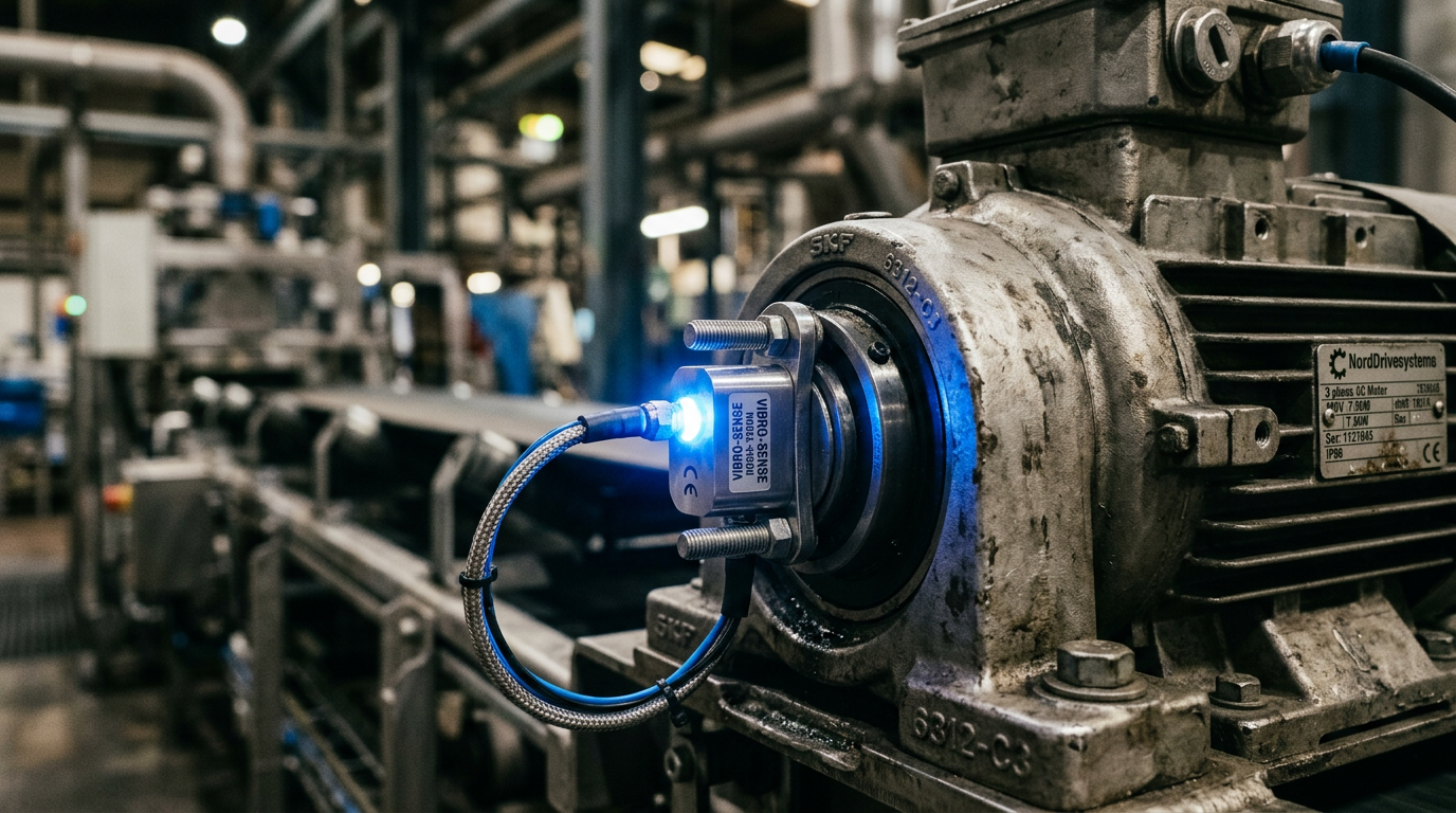 Maximizing Uptime: Predictive Maintenance with Vibration Sensors on Conveyor Drives