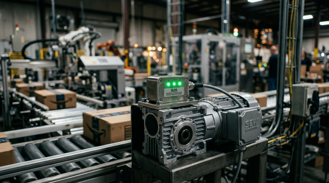 Predictive Maintenance with Vibration Sensors on Conveyor Drives