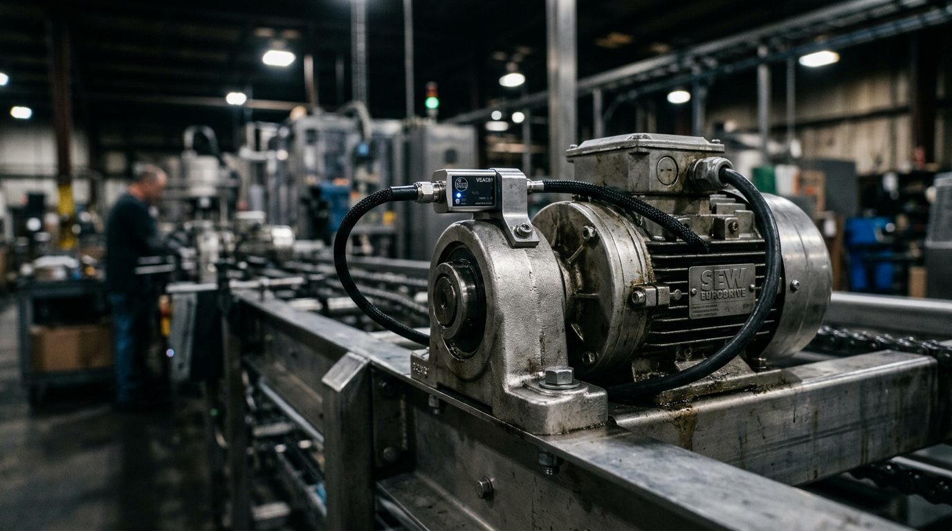 Predictive Maintenance with Vibration Sensors on Conveyor Drives