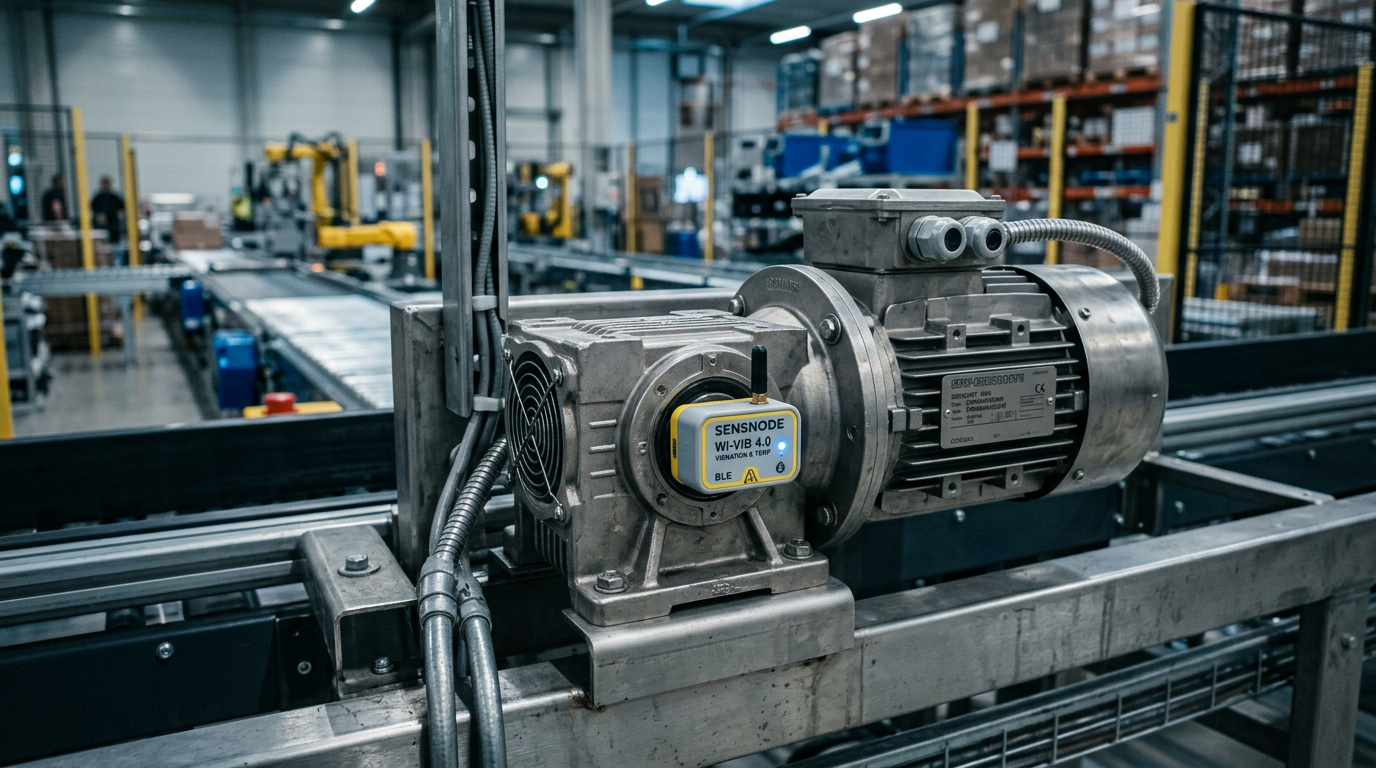 Mastering Predictive Maintenance with Vibration Sensors on Conveyor Drives