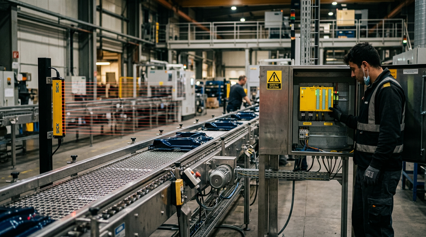 Navigating Safety PLCs, Light Curtains, and SIL Ratings on Conveyor Lines