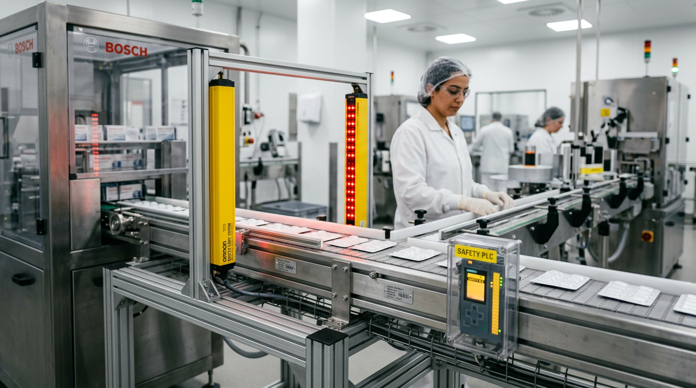 Guide to Safety PLCs, Light Curtains, and SIL Ratings on Conveyor Lines