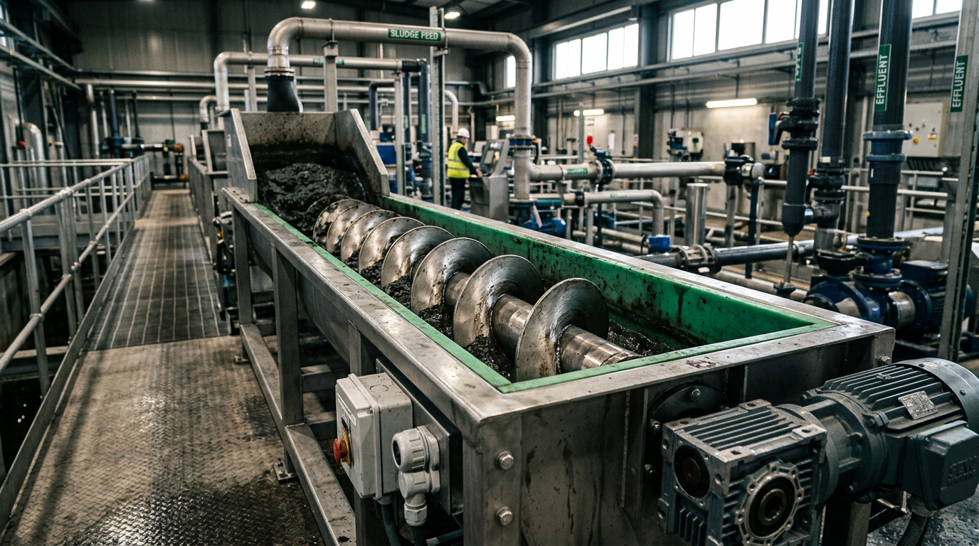 Engineering Guide: Shaftless Screw Conveyors for Sludge and Biomass
