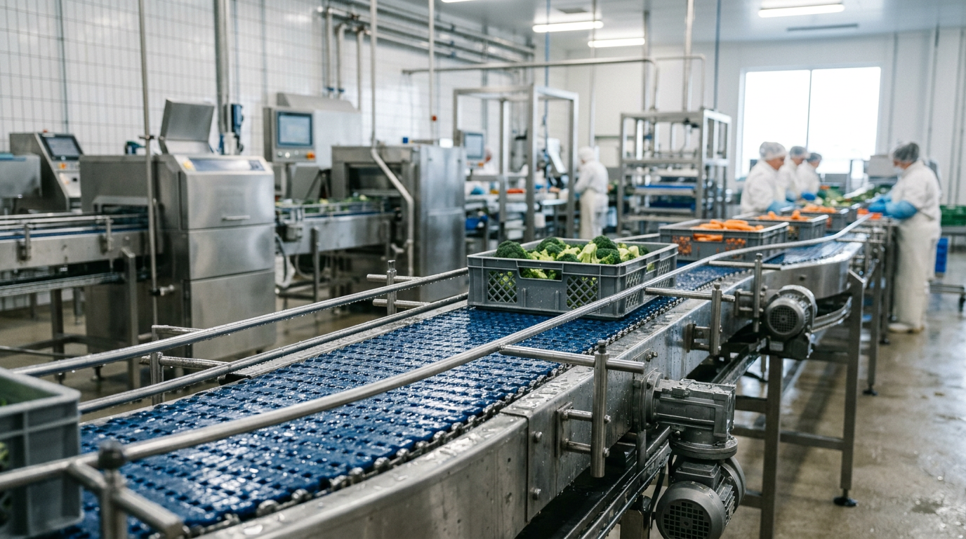 Engineering Stainless Steel Modular Belts for Hygienic Wash-Down Environments