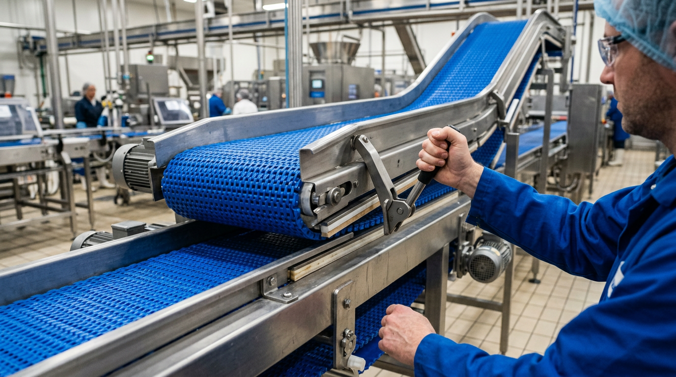 Maximizing OEE with Tool-less Belt Change Designs in Modular Conveyors