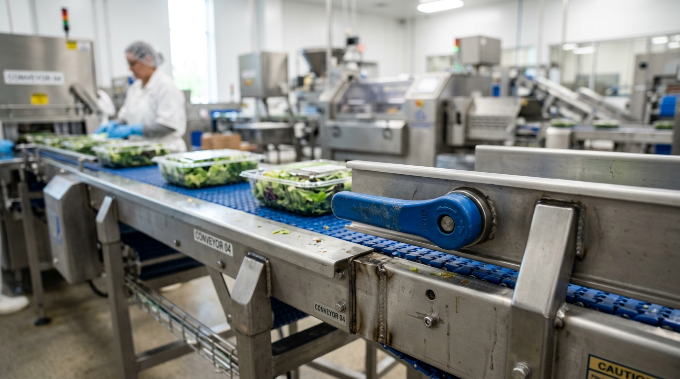 The Impact of Tool-less Belt Change Designs on Modular Conveyor OEE