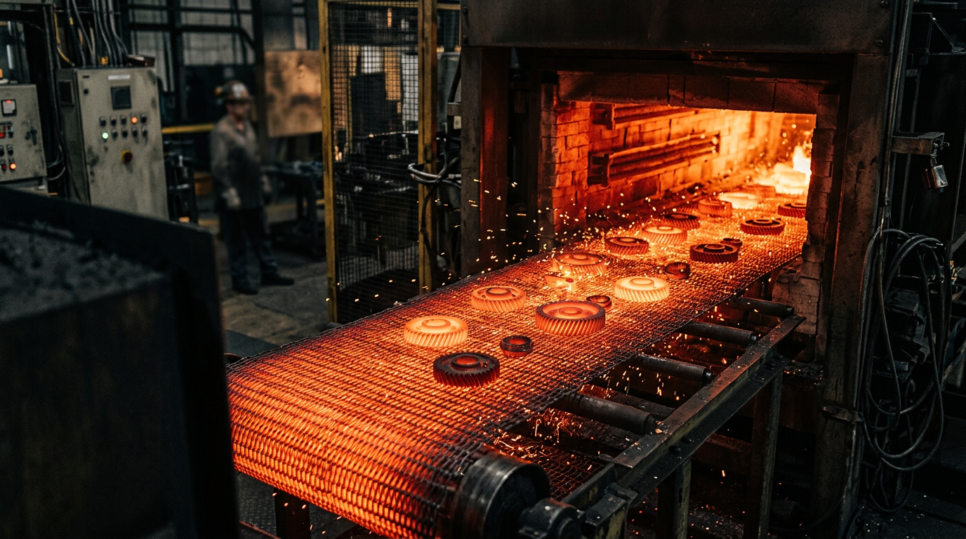 Wire Mesh Belts in Heat Treatment and Oven Lines: An Engineering Guide